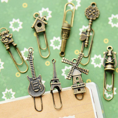 Retro Metal Bookmarks