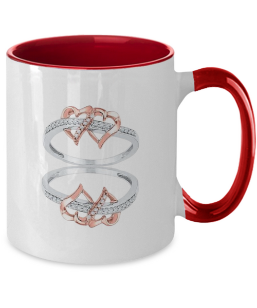 Two Rings Two Tone Mug