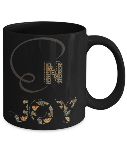Enjoy ceramic mug, ENJOY it mug gift