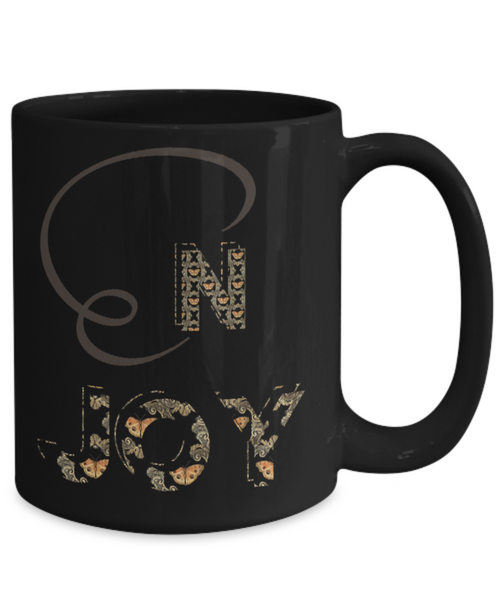 Enjoy ceramic mug, ENJOY it mug gift
