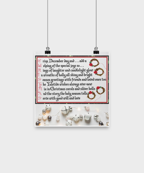 Wall Calendar Christmas Calendar Holiday Calendar