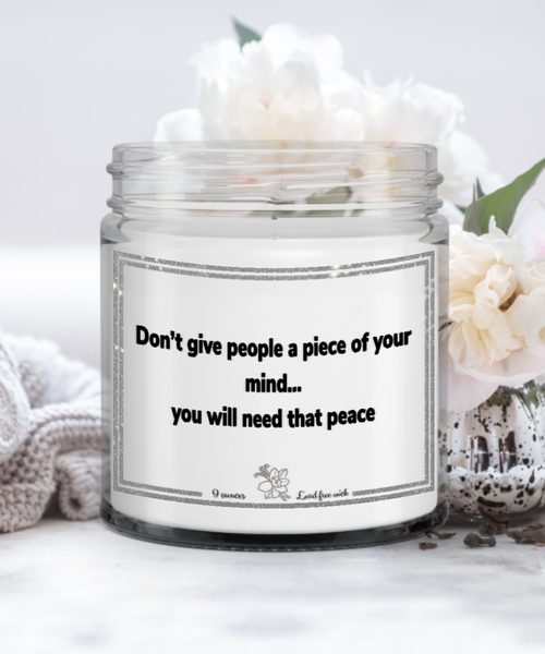 Peace candle, Piece candle, Anger candle