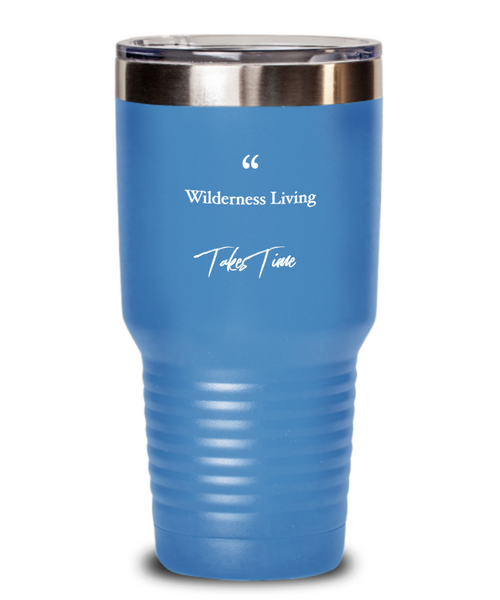 Wilderness quote tumbler