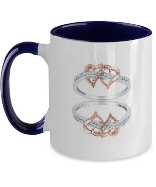 Two Rings Two Tone Mug