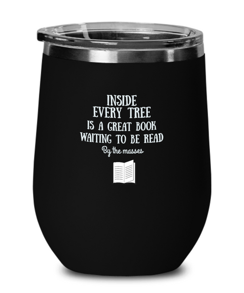 Readers stemless wine glass