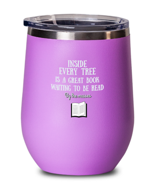 Readers stemless wine glass
