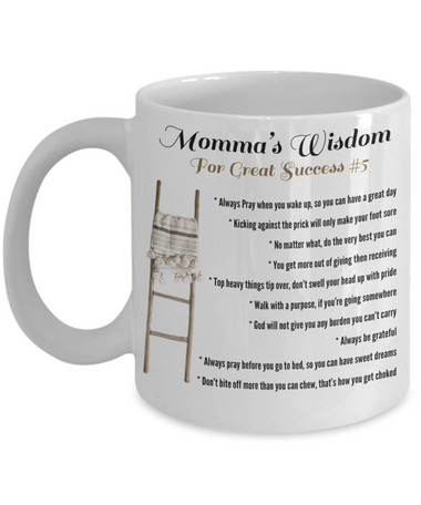 Momma’s wisdom success #5, Lessons from momma gift