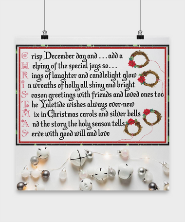 Wall Calendar Christmas Calendar Holiday Calendar