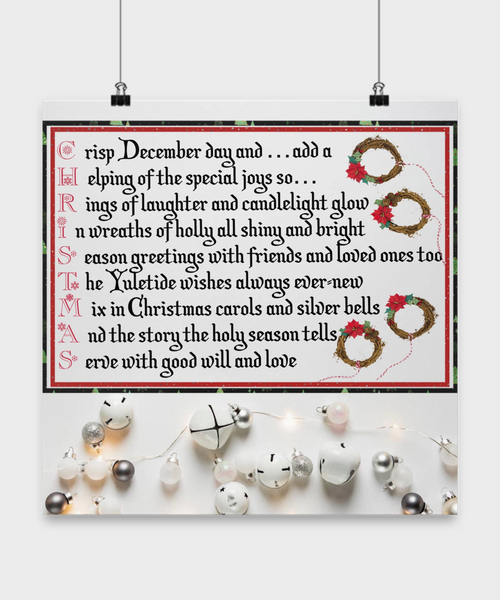 Wall Calendar Christmas Calendar Holiday Calendar