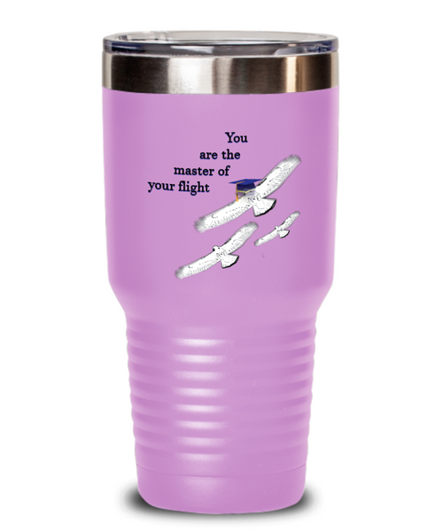 Encouragement tumbler, Master your flight tumbler