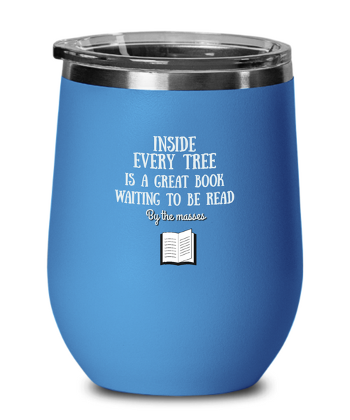 Readers stemless wine glass