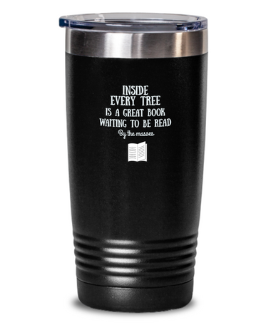 Readers and Bookworm tumbler