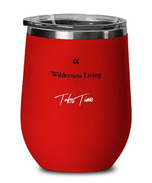 Wilderness wine glass