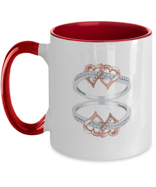 Two Rings Two Tone Mug