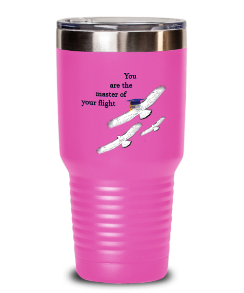 Encouragement tumbler, Master your flight tumbler