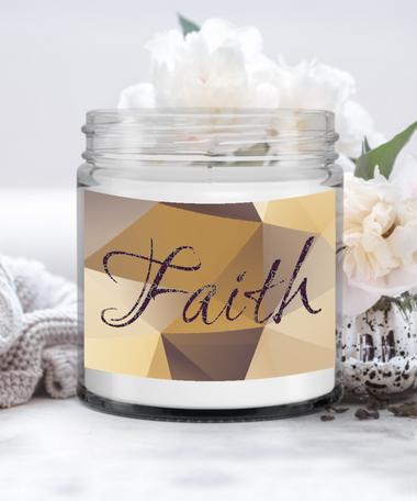 Religious Faith candle, religious candle for believers