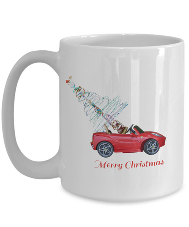 Christmas Tree Car Mug