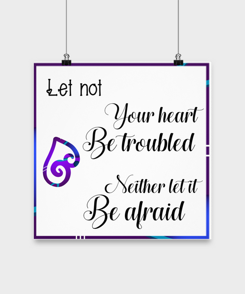 Heart Wall Poster Wall Poster Scripture Wall Poster