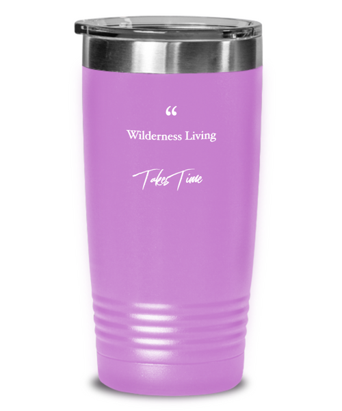 Wilderness quote tumbler