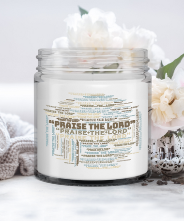 Praise the Lord candle