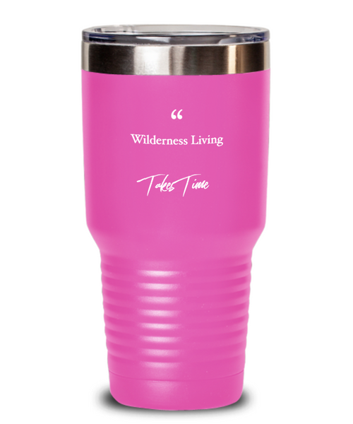 Wilderness quote tumbler