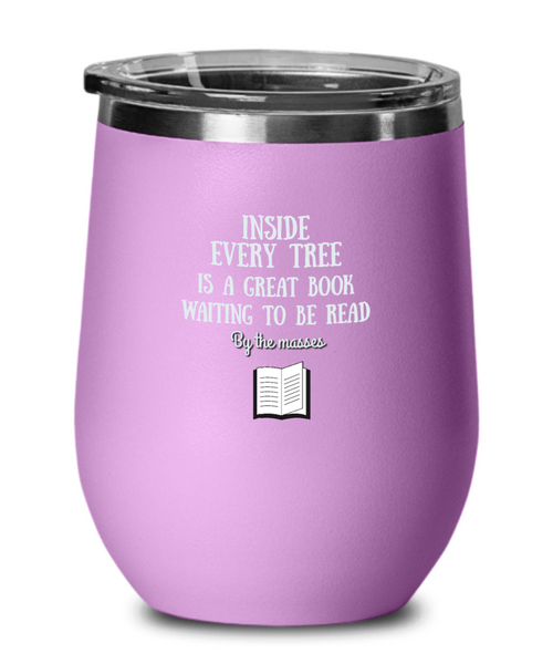 Readers stemless wine glass