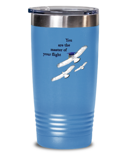Encouragement tumbler, Master your flight tumbler
