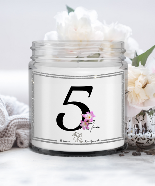 The grace candle, 5 means grace