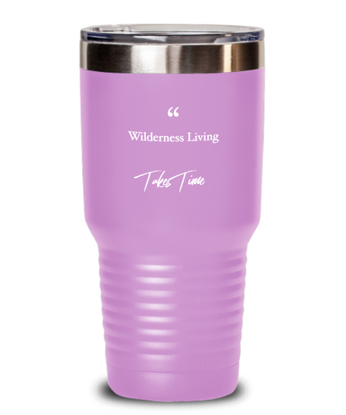 Wilderness quote tumbler