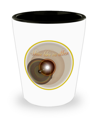 Gradient shining star shot glass
