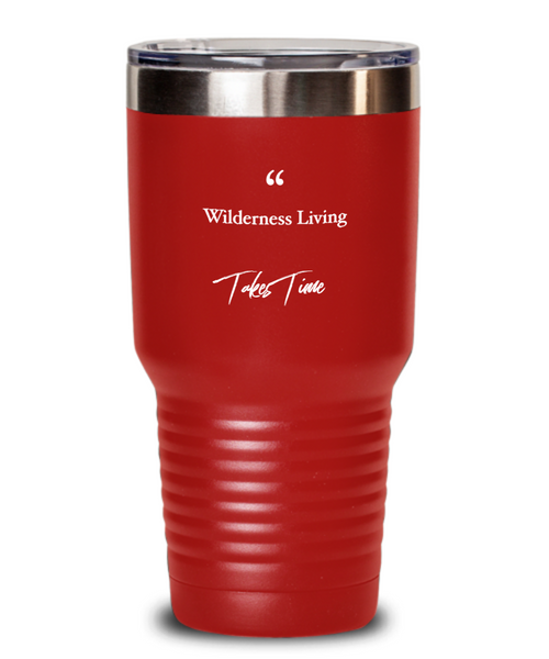 Wilderness quote tumbler