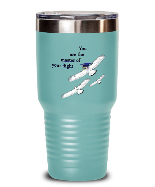 Encouragement tumbler, Master your flight tumbler