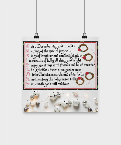 Wall Calendar Christmas Calendar Holiday Calendar