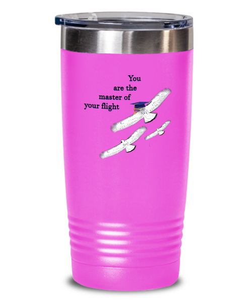 Encouragement tumbler, Master your flight tumbler