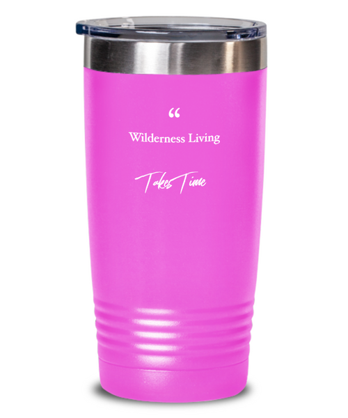 Wilderness quote tumbler