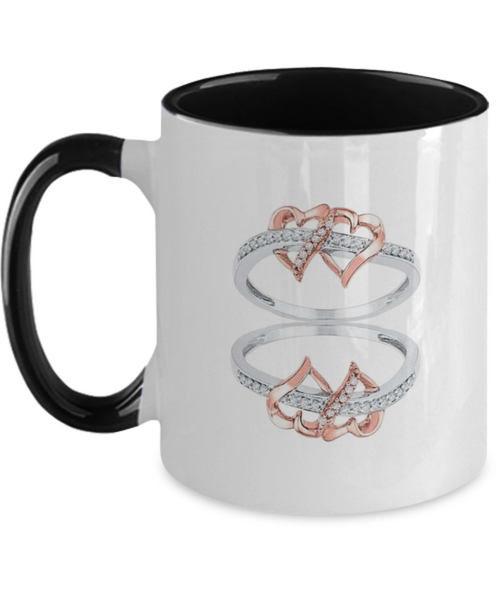 Two Rings Two Tone Mug