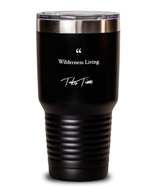 Wilderness quote tumbler