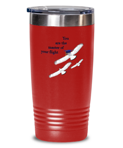 Encouragement tumbler, Master your flight tumbler