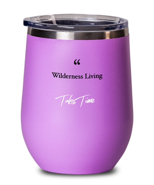 Wilderness wine glass