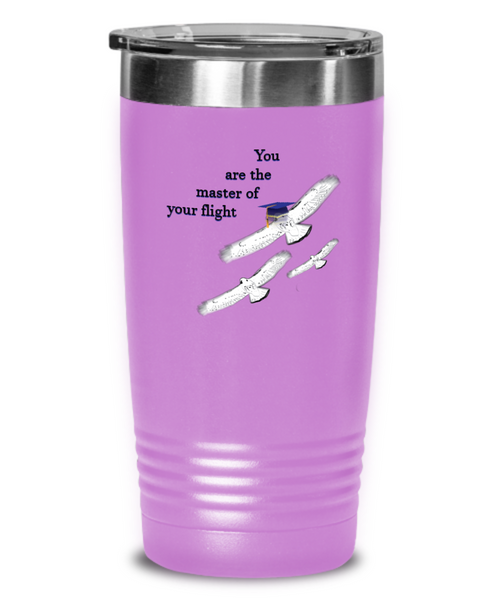 Encouragement tumbler, Master your flight tumbler