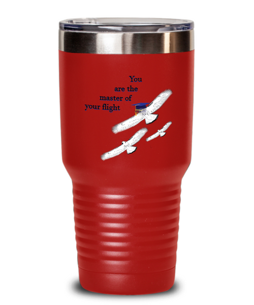 Encouragement tumbler, Master your flight tumbler