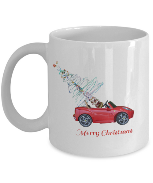 Christmas Tree Car Mug