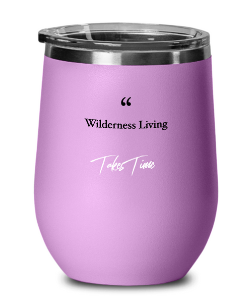 Wilderness wine glass