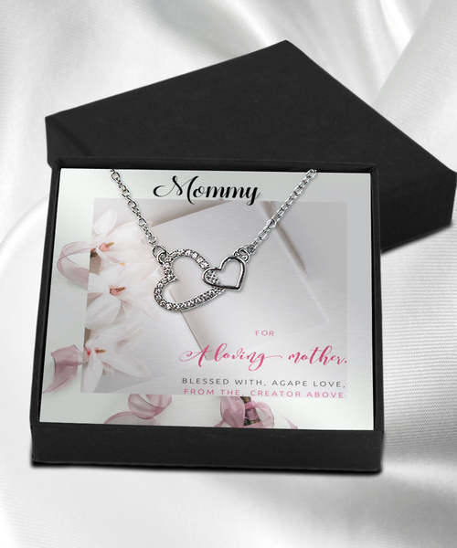 Mommy Message card for mom, Message card jewelry