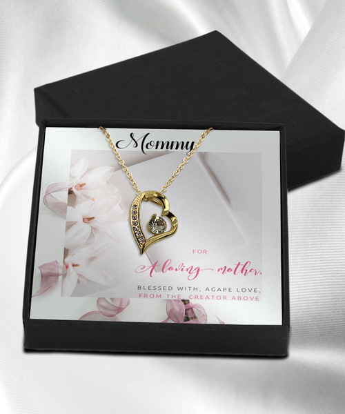 Mommy Message card for mom, Message card jewelry