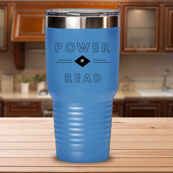 Power Up Read Tumbler, readers gift