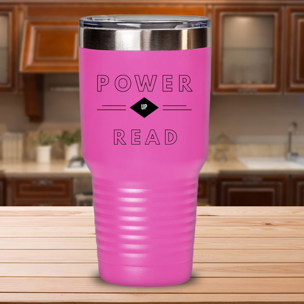 Power Up Read Tumbler, readers gift