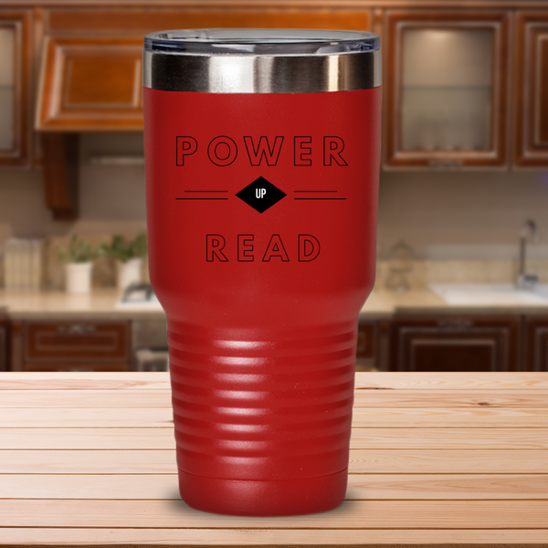 Power Up Read Tumbler, readers gift