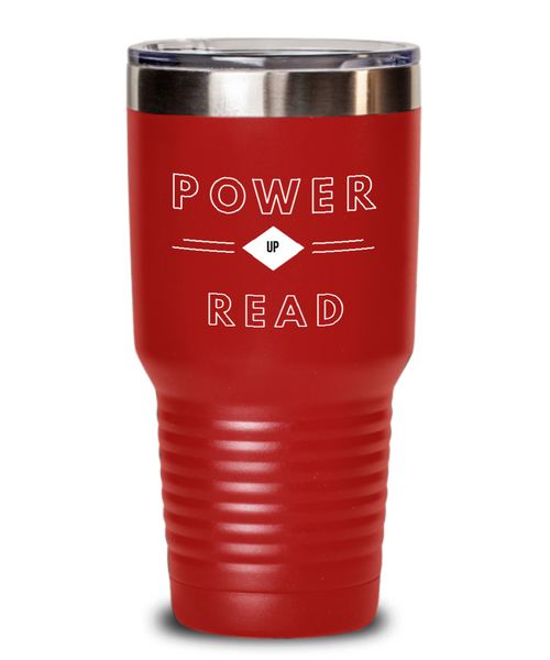 Power Up Read Tumbler, readers gift