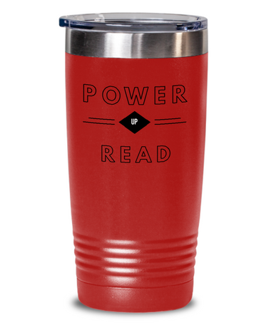 Power Up Read Tumbler, readers gift